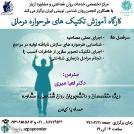کارگاه آموزش تکنیک های طرحواره درمانی / تهران