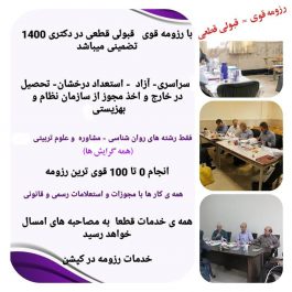 رزومه دکتری