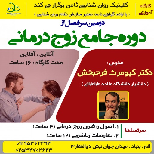اصول و فنون زوج درمانی حل تعارضات زناشویی